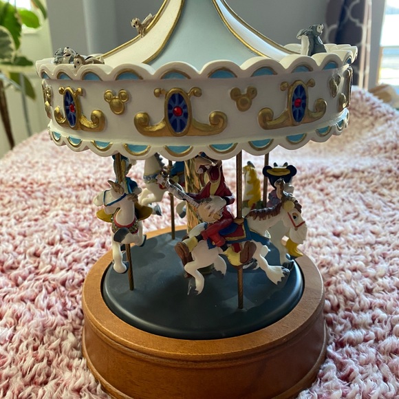 Mickey Carousel Music Box Mickey & Friends Few Of My Fav  Disney merry go round rate! Willitts music company